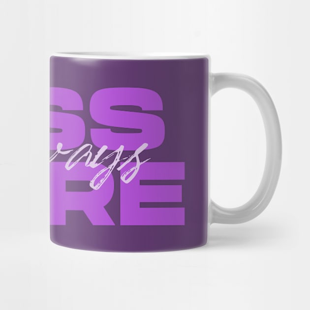Less Is Always More - Purple by Aanmah Shop